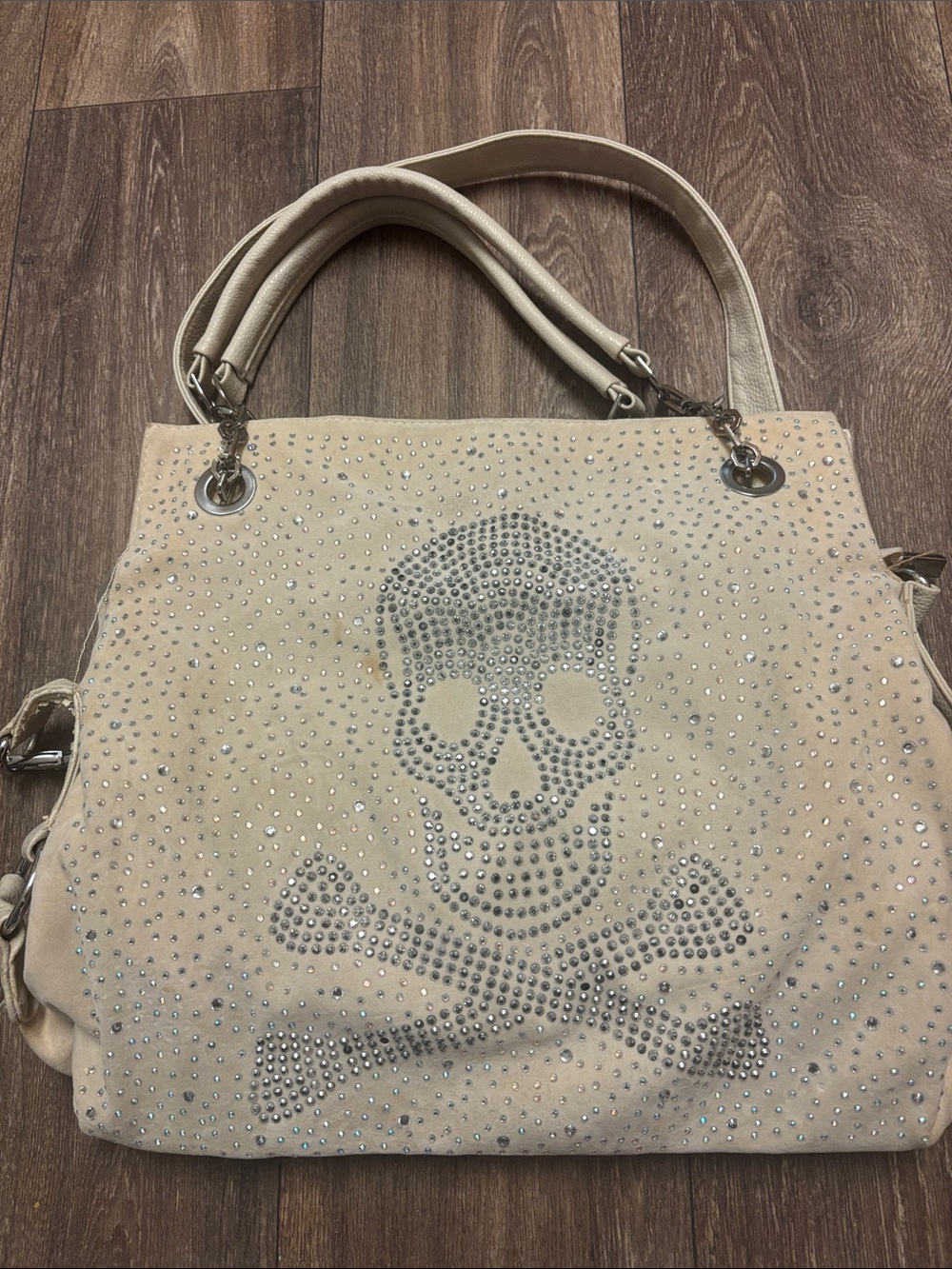 U2K Bling Skull Tote Bag